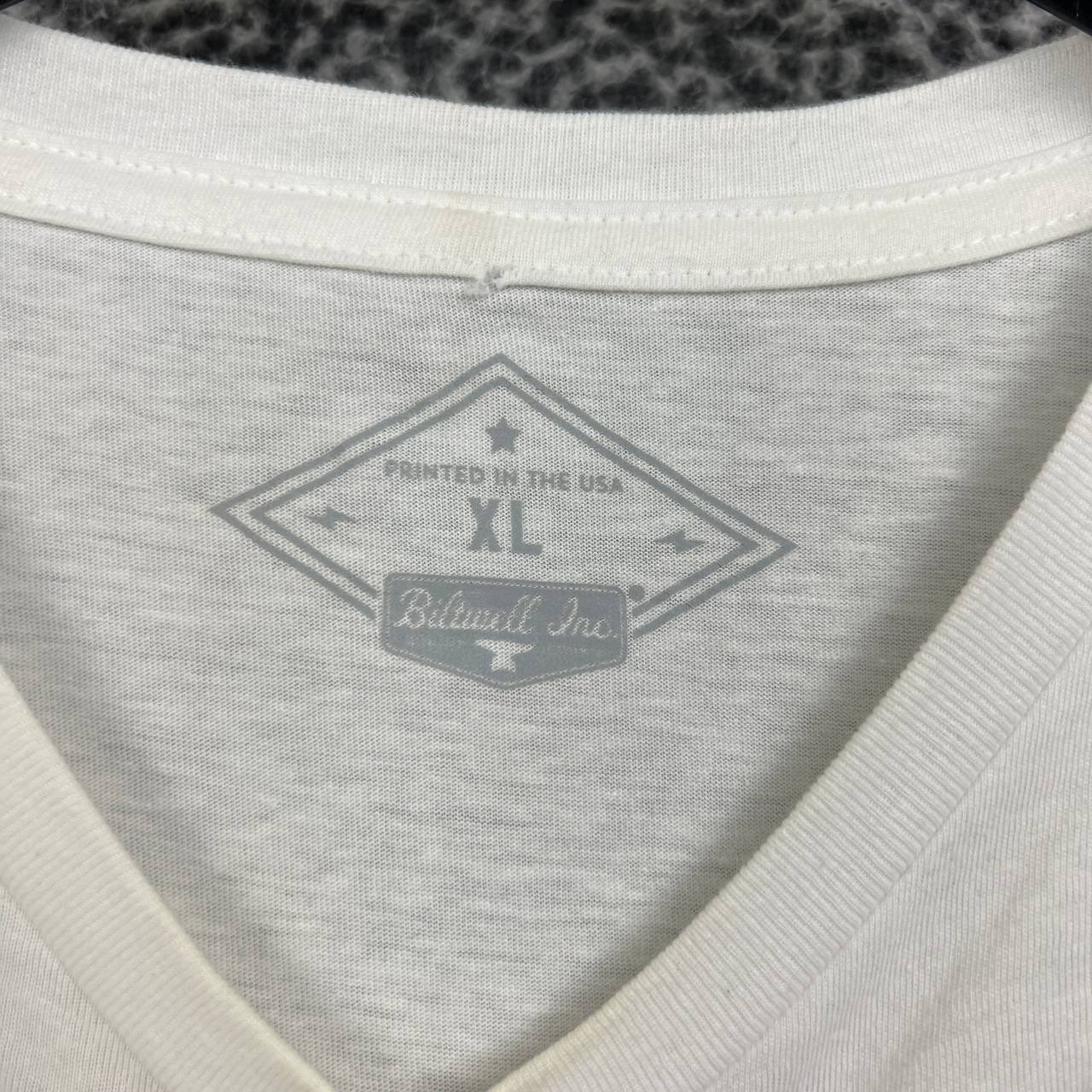Biltwell Motorcycle Shirt Men Extra Large White Short Sleeve Crew Neck Xl — image 3 of 6